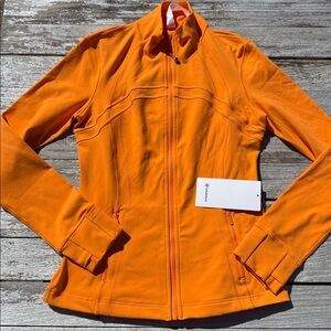 lululemon athletica Womens Orange Full-Zip Utility Jacket